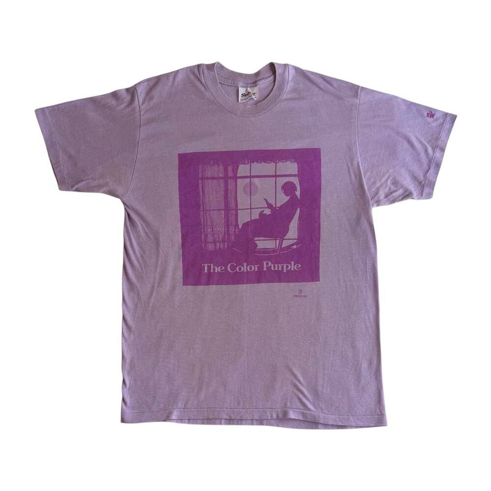 Stedman The Color Purple Size L Purple Graphic T-Shirt
